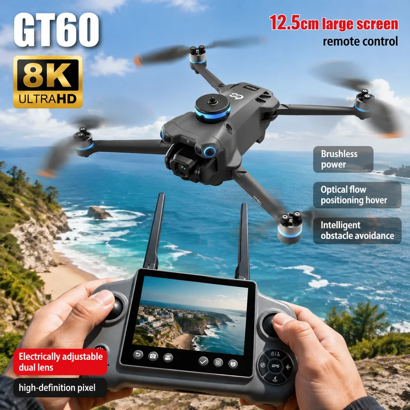 Drone Kit Long Range - NUOVO Drone Mini GT60 con Doppia