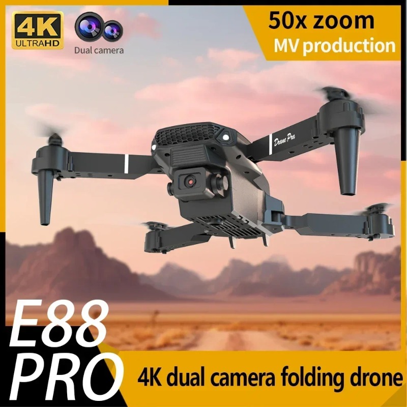 Mini Drone E88 con Telecamera  - Drone Kit Tricopter recensione e prezzo