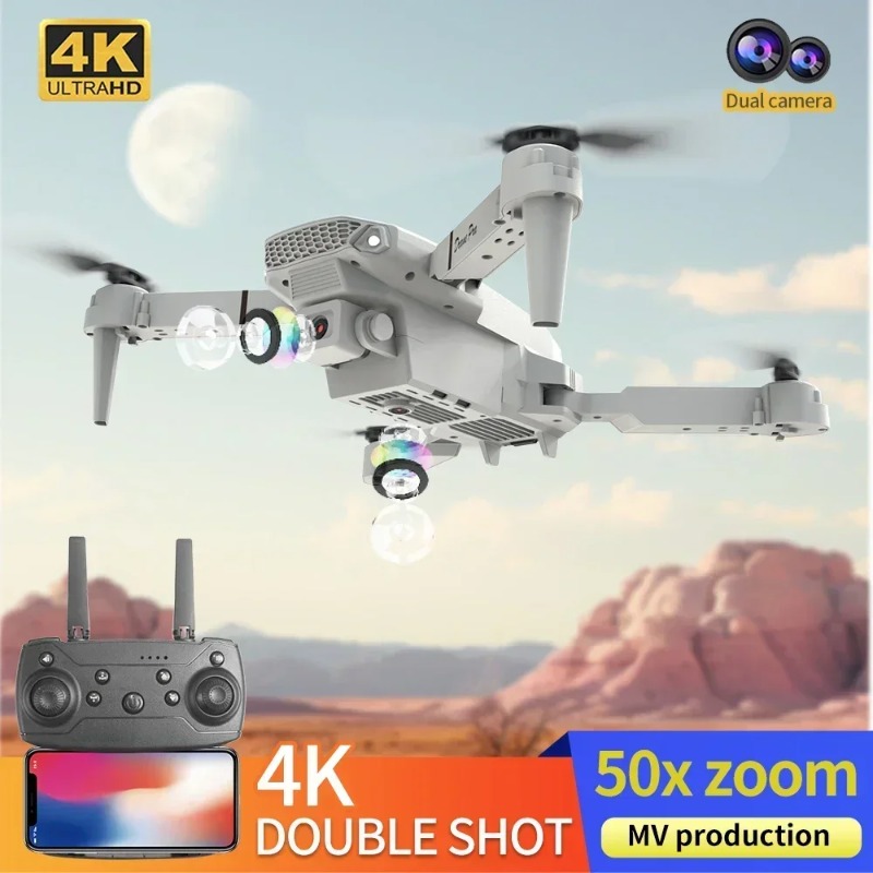 Mini Drone E88 con Telecamera  - Drone Kit Tricopter recensione e prezzo